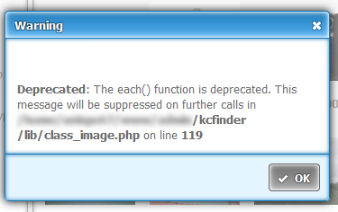 PHP7.2 画像アップロード時の警告表示